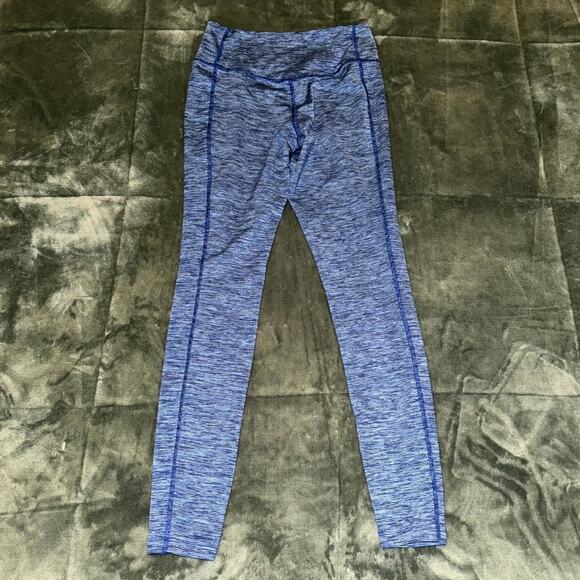 Nike Dri-Fit Ten Plastic Bottles One Legend Leggings Women's Small Black Blue - Picture 2 of 8